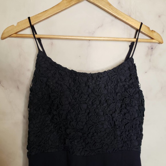 ALTAR'D STATE Blue Lace Floral Bow Back Flowy Mini Dress M - Picture 2 of 9